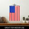 G128 Combo Pack Garden Flag Hanger 14IN & Garden Flag USA 12x18IN Printed 150D Polyester
